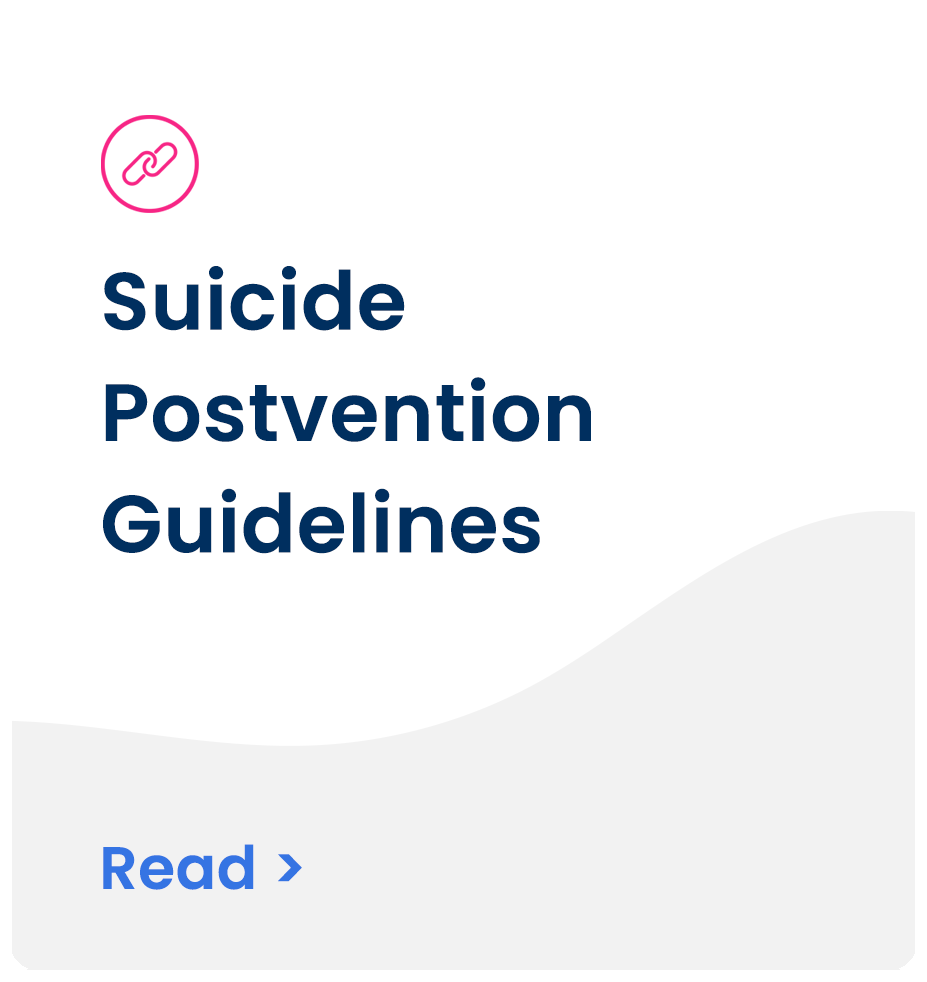 Suicide Postvention Guidelines